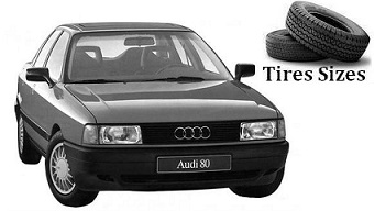 Audi 80 tire size – dimensions for all wheels front and rear axles