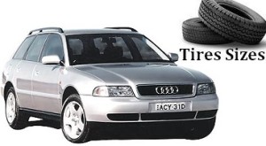 Audi Quattro tire dimensions for all wheels front and rear axles