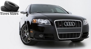 Audi S4 tire dimensions for all wheels front and rear axles