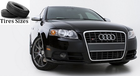 Audi S4 tire dimensions for all wheels front and rear axles