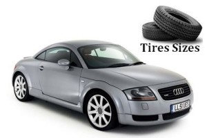 Audi TT tire dimensions for all wheels front and rear axles